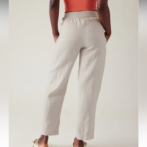 NWT. ATHLETA WOMEN’S VOYAGER LINEN PANT - Picture 3 of 12